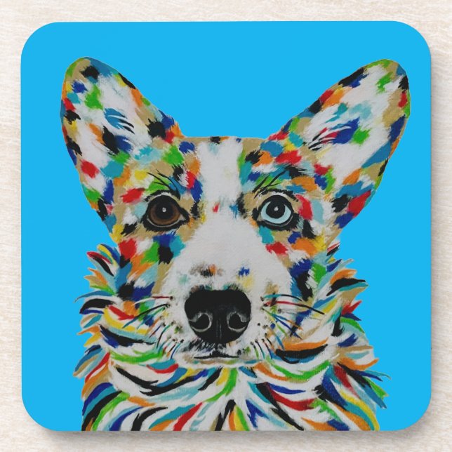 DESSOUS-DE-VERRE TAPIS ROULANT CORGI (Devant)