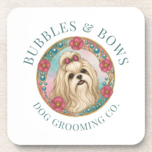 Dessous-de-verre Tapisserie de salon de toilettage Shih Tzu