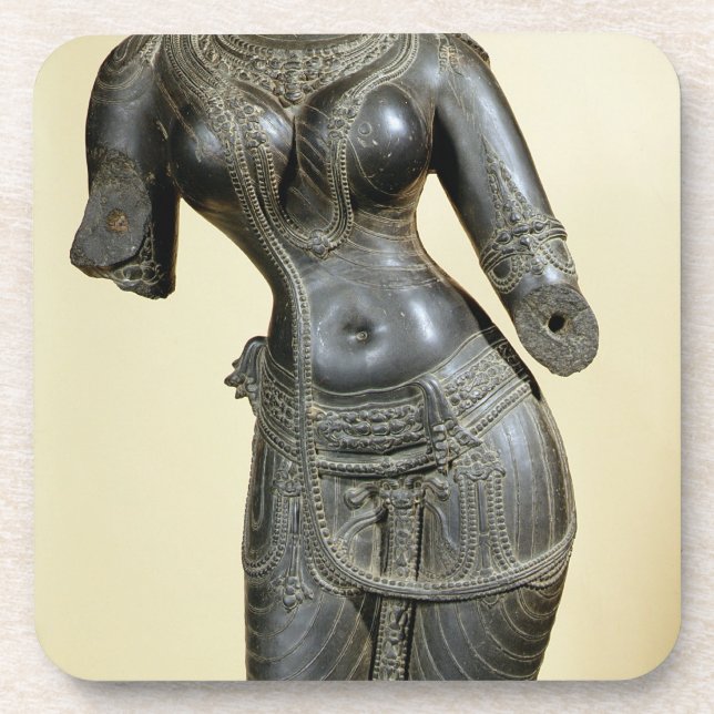 Dessous-de-verre Tara, Nalanda, le Bihar, dynastie de Pala (pierre) (Devant)