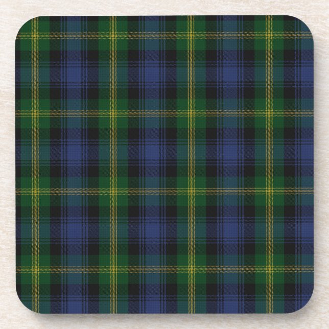 Dessous-de-verre Tartan de famille de clan de Gordon (Devant)