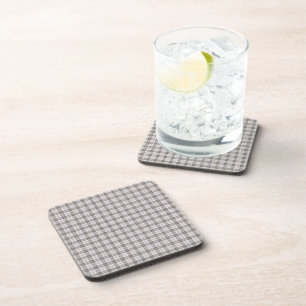 Dessous-de-verre Tartan gris mode