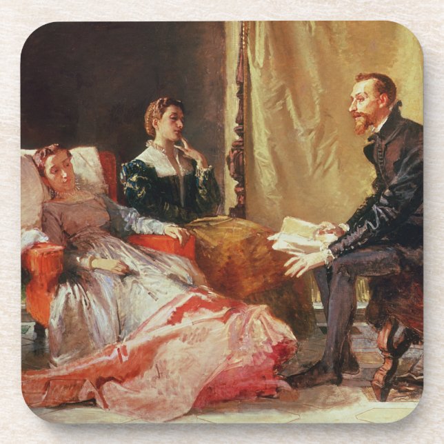 Dessous-de-verre Tasso et Elenora D'Este (Devant)