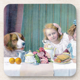 Dessous-de-verre Tea Party vintage