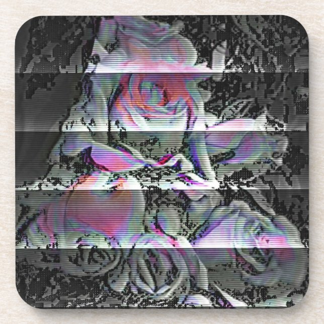 Dessous-de-verre Techno Bouquet  (Devant)