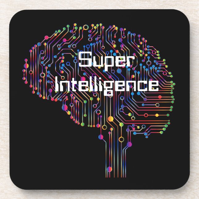 Dessous-de-verre Technologie de super intelligence (Devant)