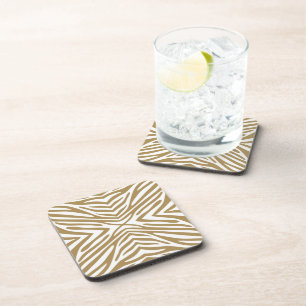 Dessous-de-verre Teck Neutral Zebra