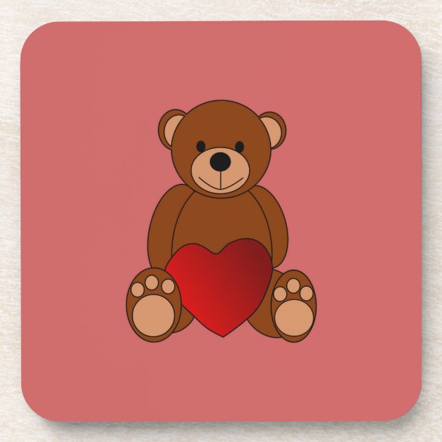 Dessous-de-verre Teddy Love (Devant)