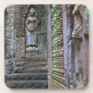 Dessous-de-verre Temple de Ta Prohm, province de Siem Reap, Cambodg