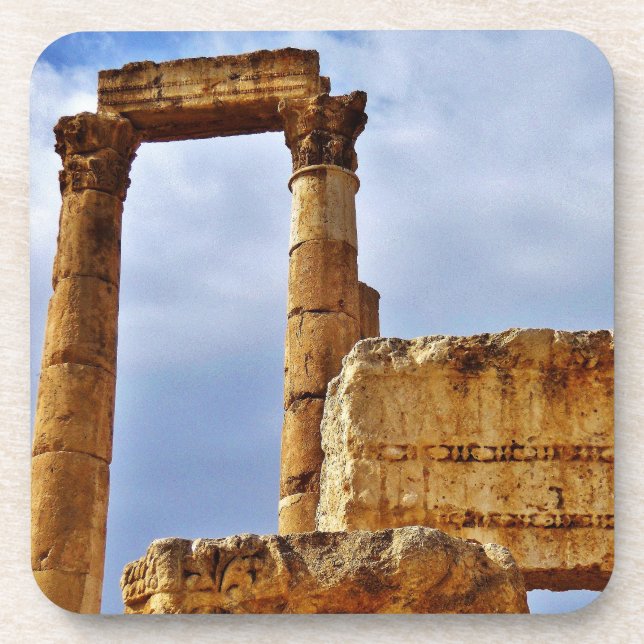 Dessous-de-verre Temple of Hercules Columns (Devant)
