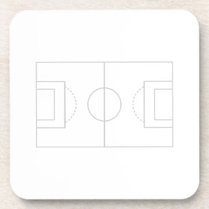 Dessous-de-verre terrain de football