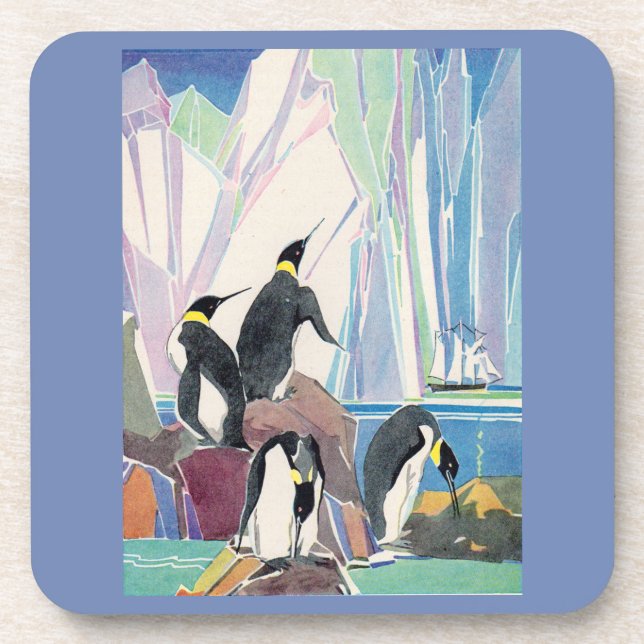 Dessous-de-verre terrain de pingouin (Devant)