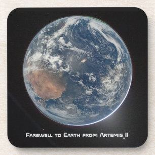Dessous-de-verre Terre depuis Artemis II