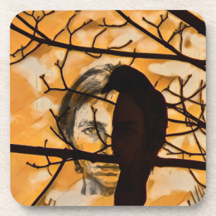 Dessous-de-verre Tête de feu d'or