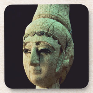 Dessous-de-verre Tête d'un prince ou d'une princesse d'Ugarit