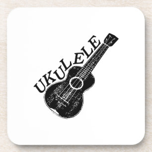 Dessous-de-verre Texte Et Image Ukulele