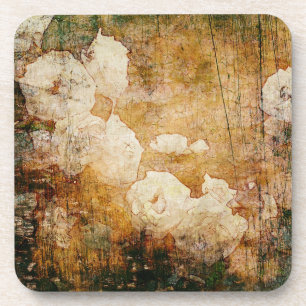 Dessous-de-verre texture vintage florale grunge d'arrière - plan