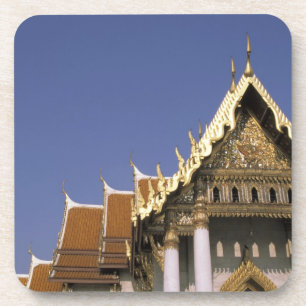 Dessous-de-verre Thaïlande, Bangkok. Le soleil du matin se reflète