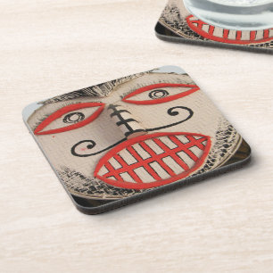 Dessous-de-verre Thailande Fantôme, Festival Phi Ta Khon Mask, Loei