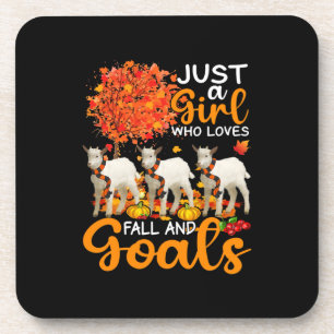 Dessous-de-verre Thanksgiving Juste Une Fille Qui Aime La Chute Et 