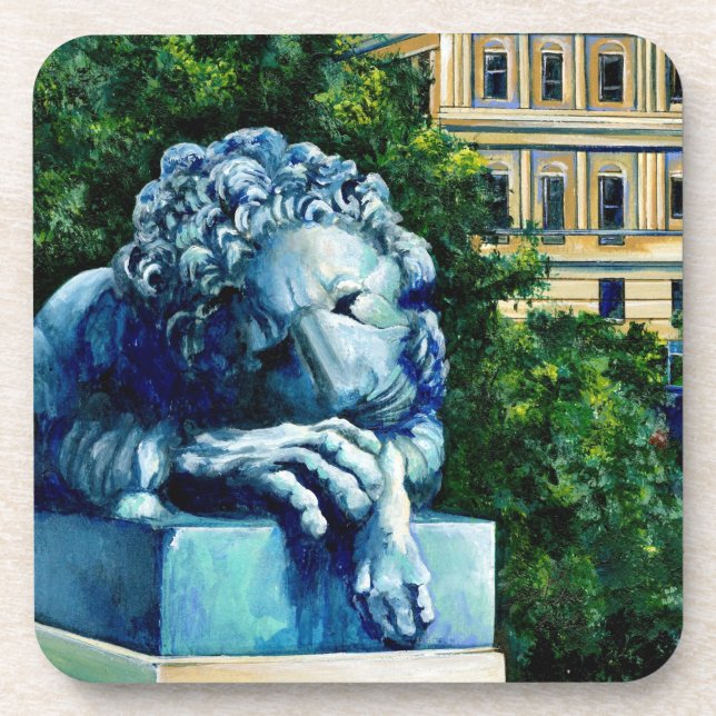 Dessous-de-verre The Cat, Qui a mangé les Canaries, Washington DC (Devant)