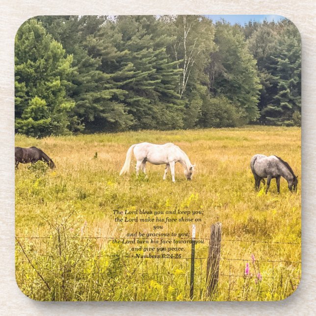 Dessous-de-verre The Lord bless you and keep you; (Devant)