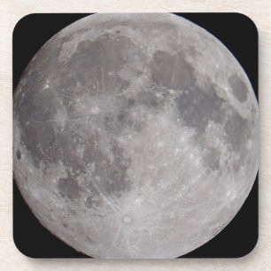 Dessous-de-verre Thème d'astronomie de la pleine lune