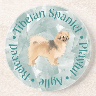 Dessous de verre Tibétain "bien-aimé" (turquoise)