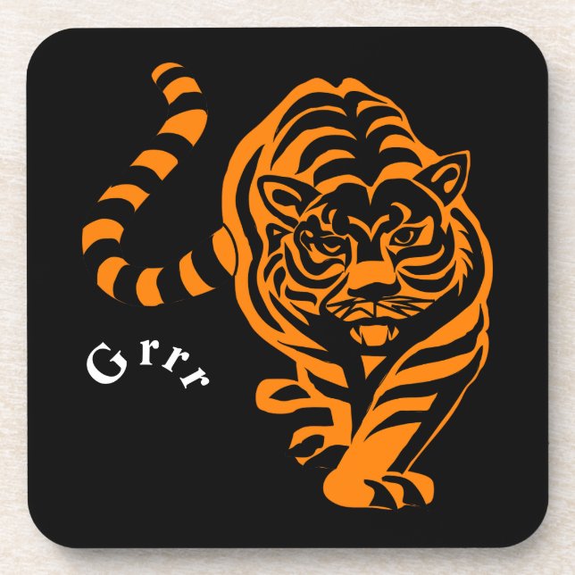 Dessous-de-verre Tigre (Devant)