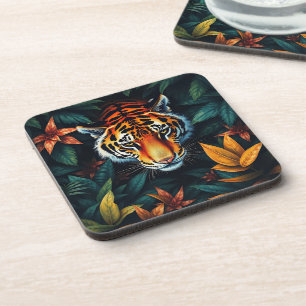 Dessous-de-verre « Tigre à Moi » – Portrait de Tigre Coloré