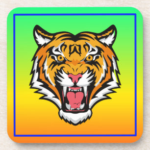 Dessous-de-verre Tigre torche tête-25818