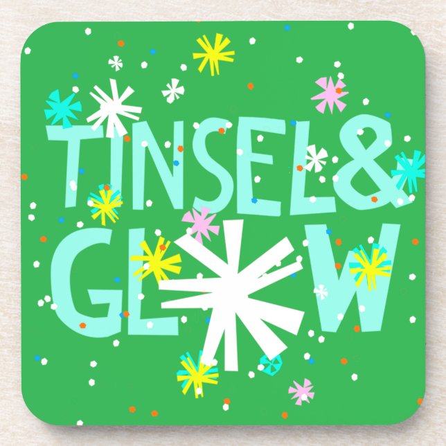Dessous-de-verre Tinsel & Glow (Devant)