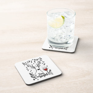 Dessous-de-verre Tipsy et Bright Deer