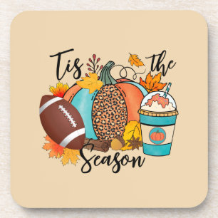 Dessous-de-verre 'Tis The Season - Automne, Football & Épices Citro