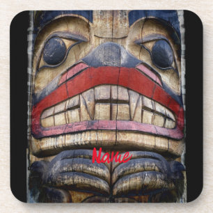 Dessous-de-verre Tonnerre à visage totem