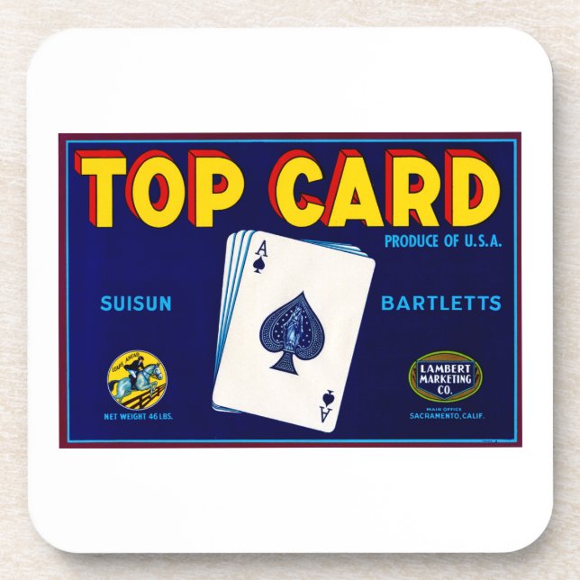 Dessous-de-verre Top Card (Devant)