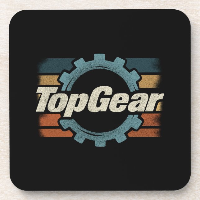 Dessous-de-verre Top Gear Retro Vintage (Devant)