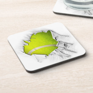 Dessous-de-verre Torn Tennis Boisson Sous-Verre
