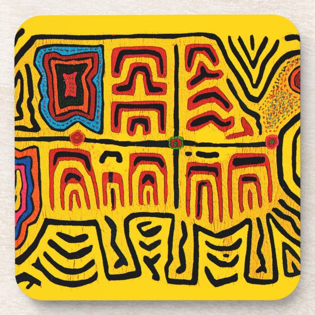 Dessous-de-verre Tortue de marche de la tribu indienne Kuna (Devant)