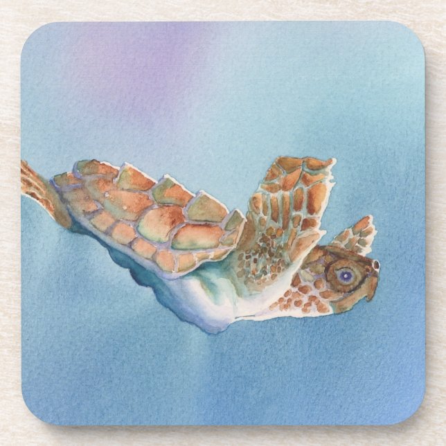 Dessous-de-verre tortue de mer (Devant)