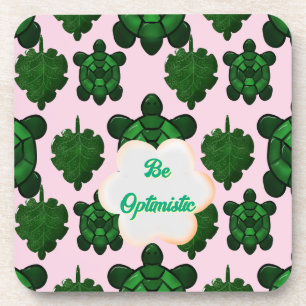 Dessous-de-verre Tortue Mignonne Motif Sans Couture, Tropical