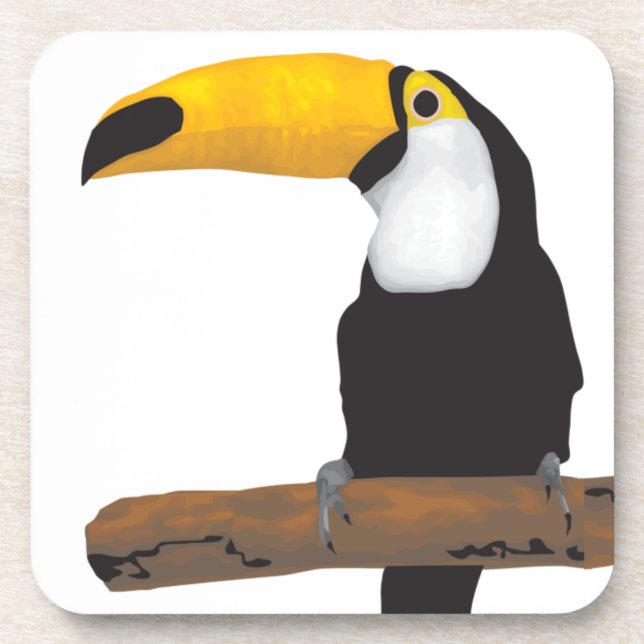 Dessous-de-verre Toucan numérique (Devant)