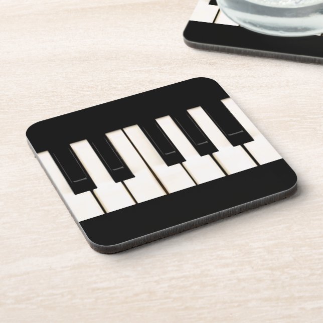Dessous-de-verre Touches de piano (Côté gauche)