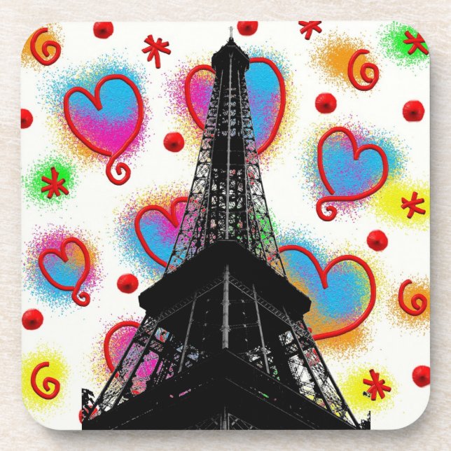 Dessous de verre Tour Eiffel (Devant)