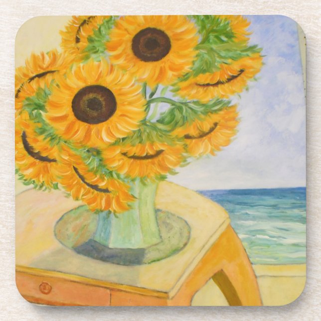 Dessous de verre tournesol (Devant)