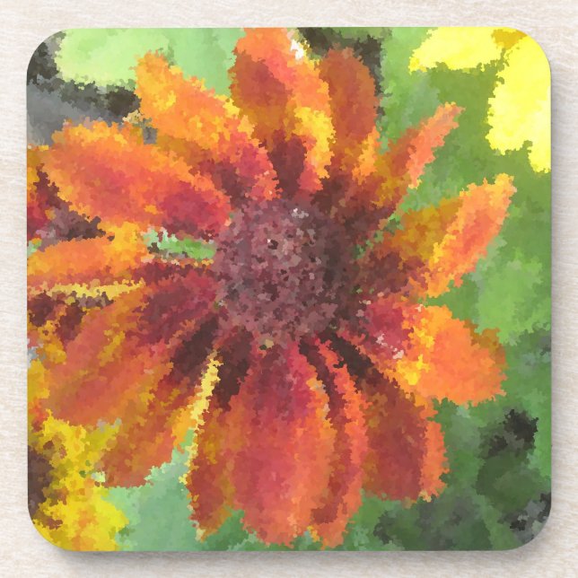 Dessous de verre tournesol (Devant)