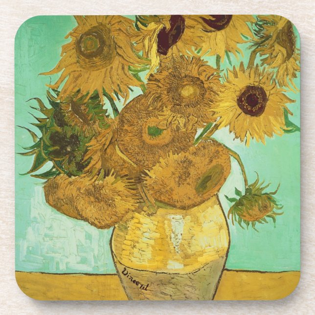 Dessous-de-verre Tournesols de Vincent van Gogh |, 1888 (Devant)