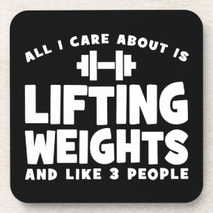 Dessous-de-verre Tout Ce Qui M'Intéresse, C'Est Les Poids De Levage