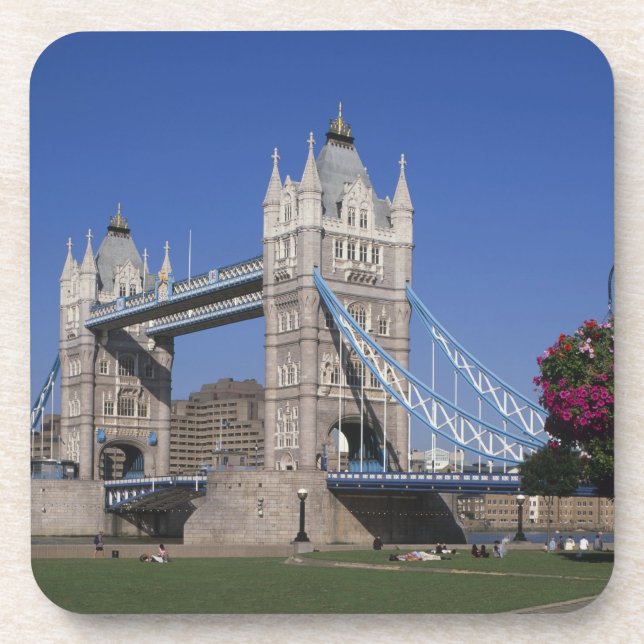 Dessous-de-verre Tower Bridge, Tamise, Londres, Angleterre (Devant)