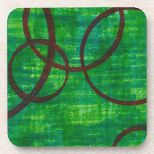 Dessous-de-verre Trace cramoisie II
