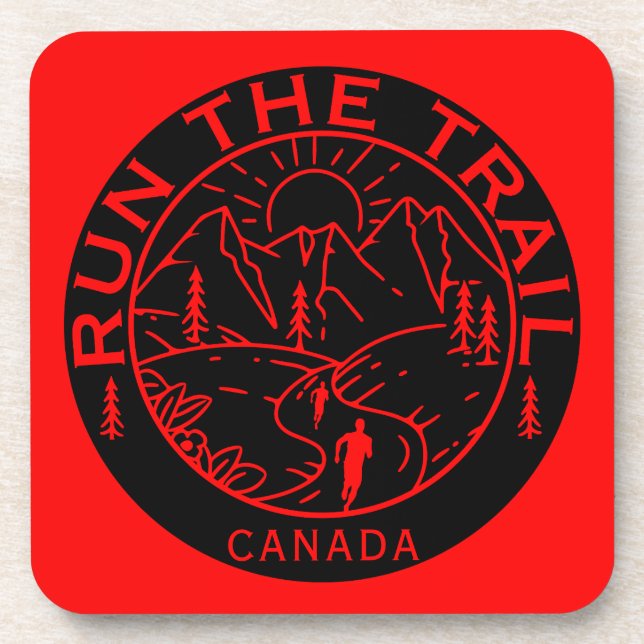 Dessous-de-verre Trail Running Canada (Devant)